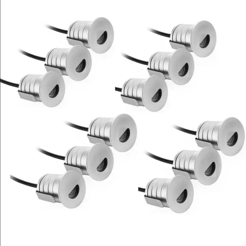 Встраиваемый светодиодный уличный подземный светильник 1 Вт прожектор и