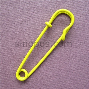 Красочные большие фибулы защитные булавки, окрашенные kiltie pin шарф одеяло брошь на свитер брошь для кардигана ремень-застежка кнопки пряжки цвета - Цвет: yellow