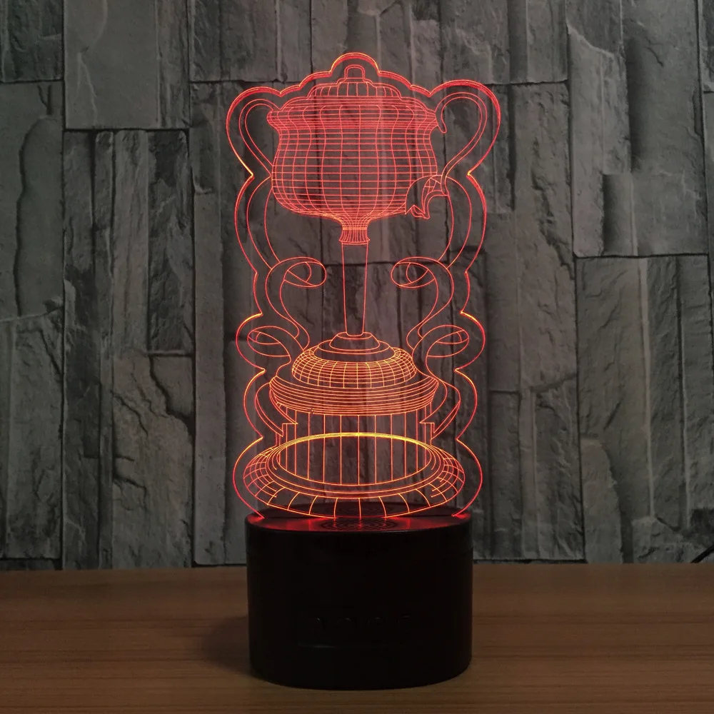 3d светильник 7 цветов светодиодный ночник для детей сенсорный Led Usb Таблица Lampara