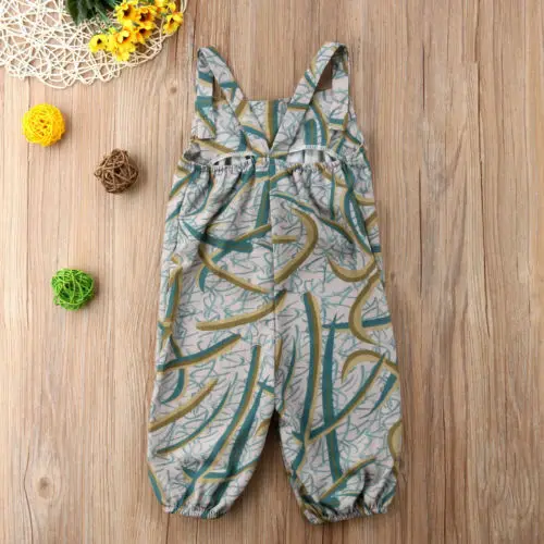 

Baby Girl Kids Camouflage Jumpsuit Romper Braces Pants Clothes