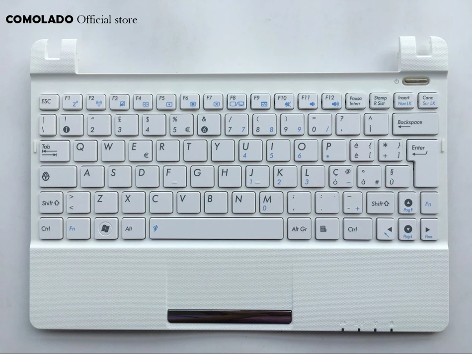 Итальянская клавиатура для Asus EeePC SeaShell X101 X101H X101CH белая с C раскладной