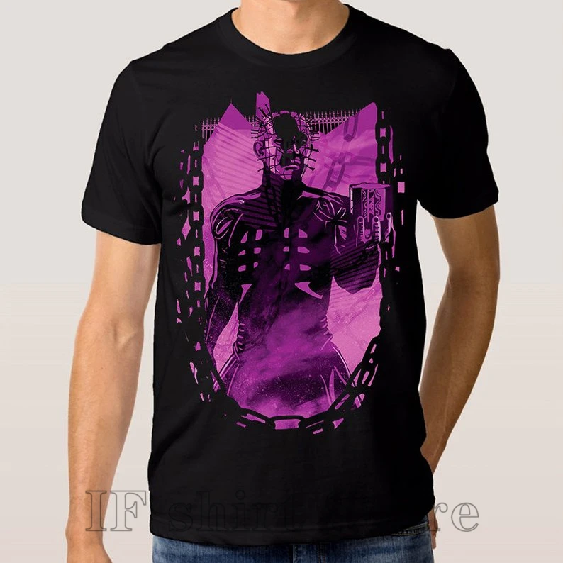 Hellraiser Pinhead Футболка мужская женская футболка унисекс рубашка все размеры 100%