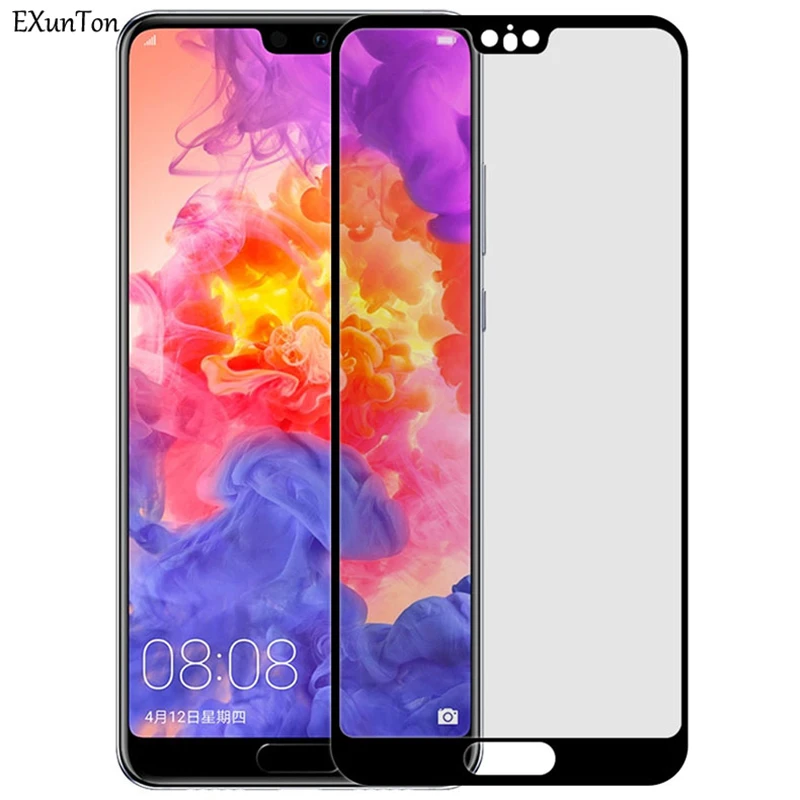 EXUNTON для Huawei P20 Pro Lite 2.5D антишпионское закаленное стекло P20Pro P20Lite Защитная пленка