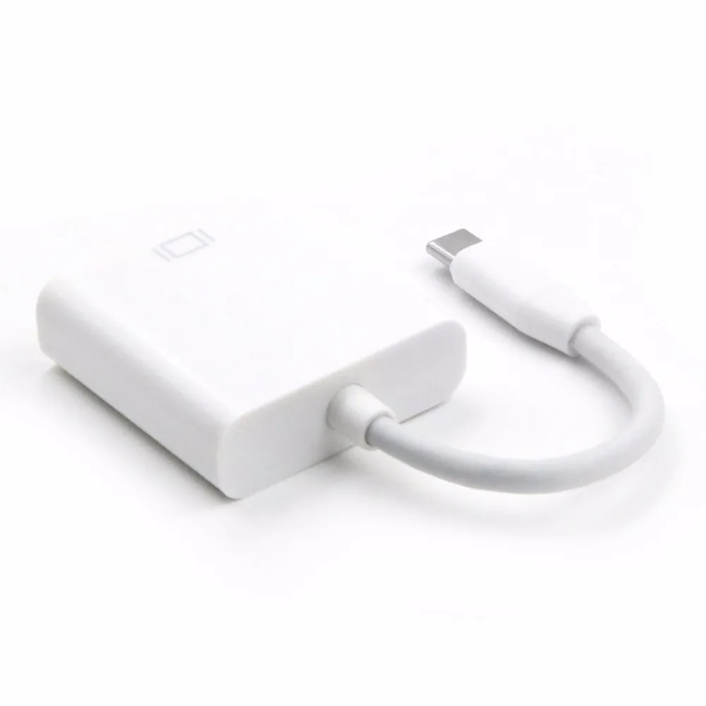 Адаптер VGA типа C Мама адаптер USB 3 1 для монитора проектора телевизора|Адаптеры