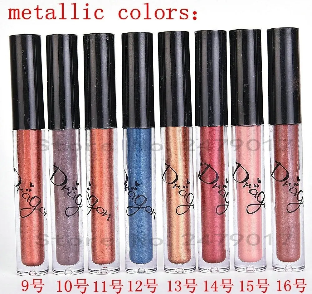 2016 Горячая Марка Матовый Металлик Жидкие Помады Макияж Водонепроницаемый