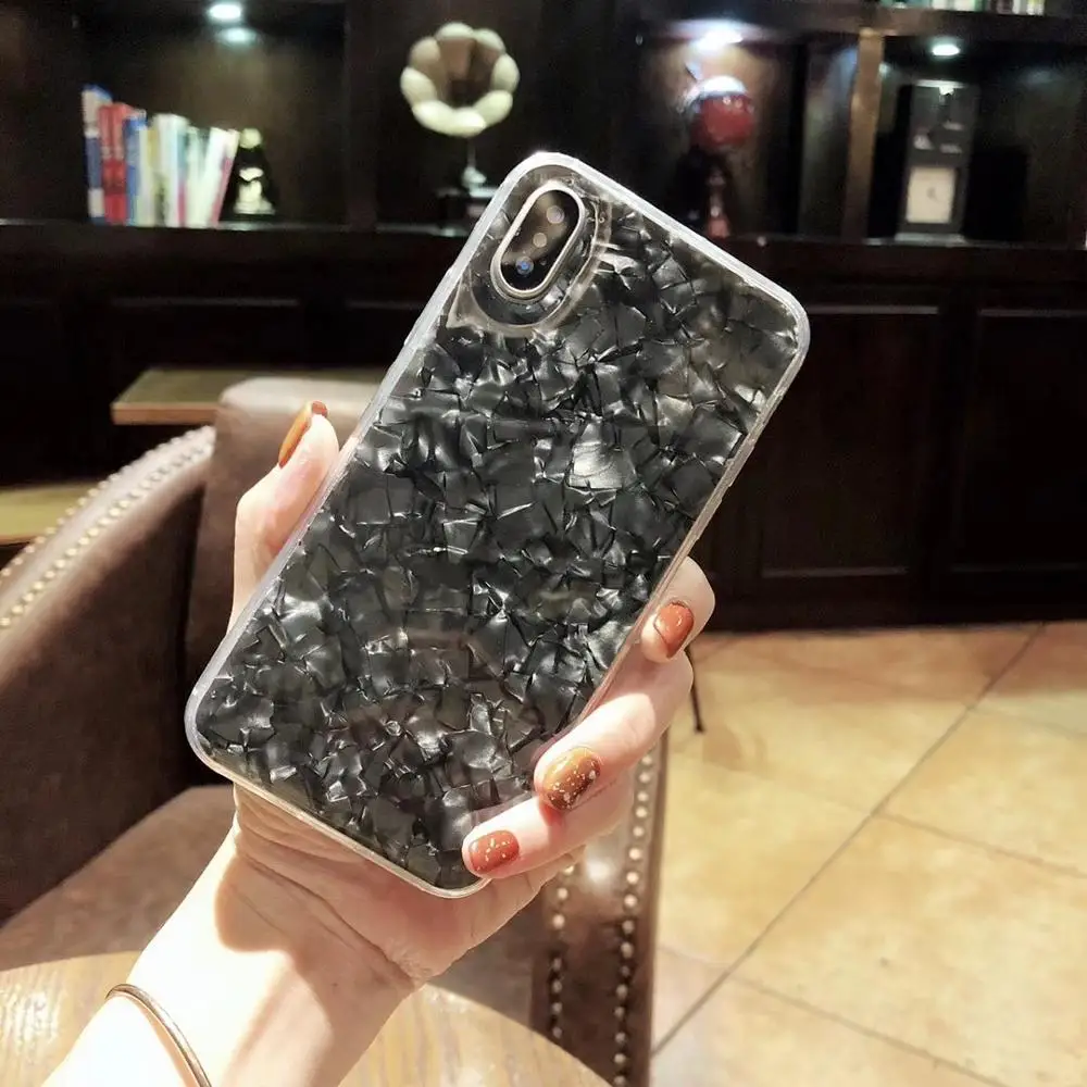Мягкий чехол для телефона Casyva Iphone X XR XS MAX жесткий с узором 6 7 8 plus защитная задняя