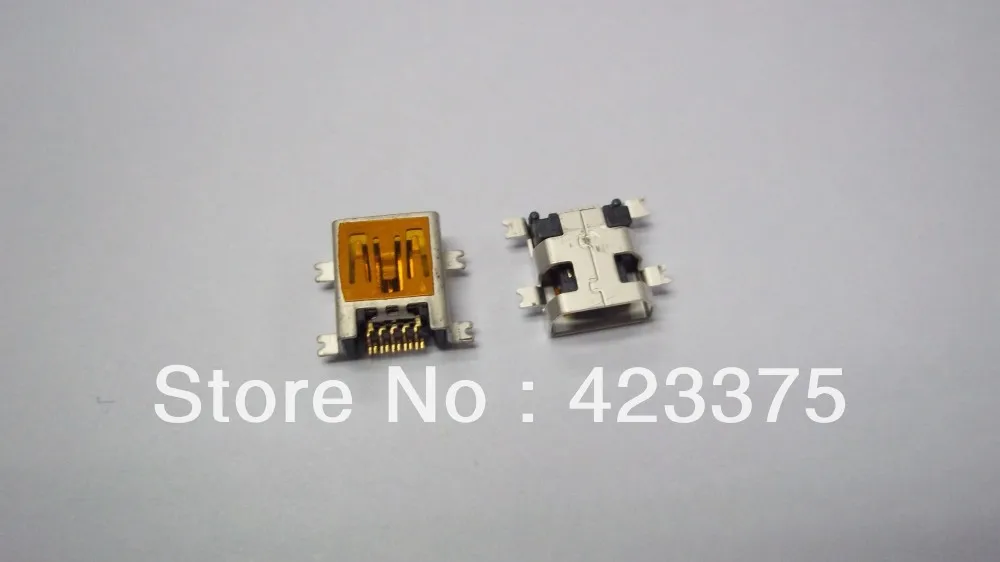 Бесплатная доставка Мини 10 Pin USB разъем мобильного зарядки с столбом 50 шт.|connector