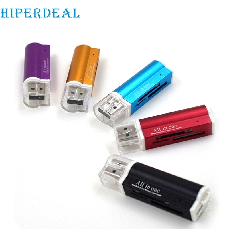 Ecosin2 Новинка для Micro SD SDHC TF M2 MMC MS PRO DUO все в 1 USB 2 0 Мульти устройство чтения карт