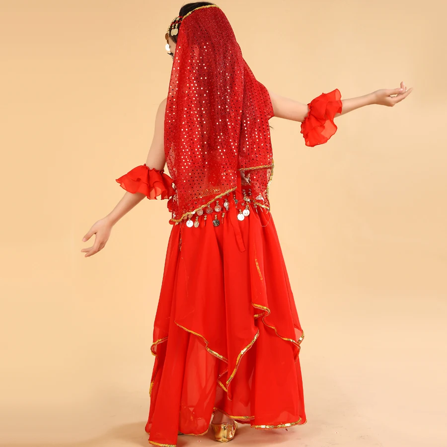 Детский костюм для танца живота детская одежда выступлений и танцев в индийском