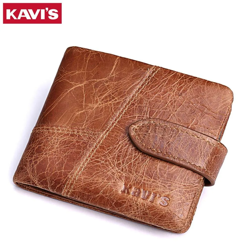 KAVIS, новинка, натуральная кожа, мужские кошельки, известный, маленький, короткий, portomonee, с монеткой, на молнии, мини, мужские кошельки, держатель для карт, Walet