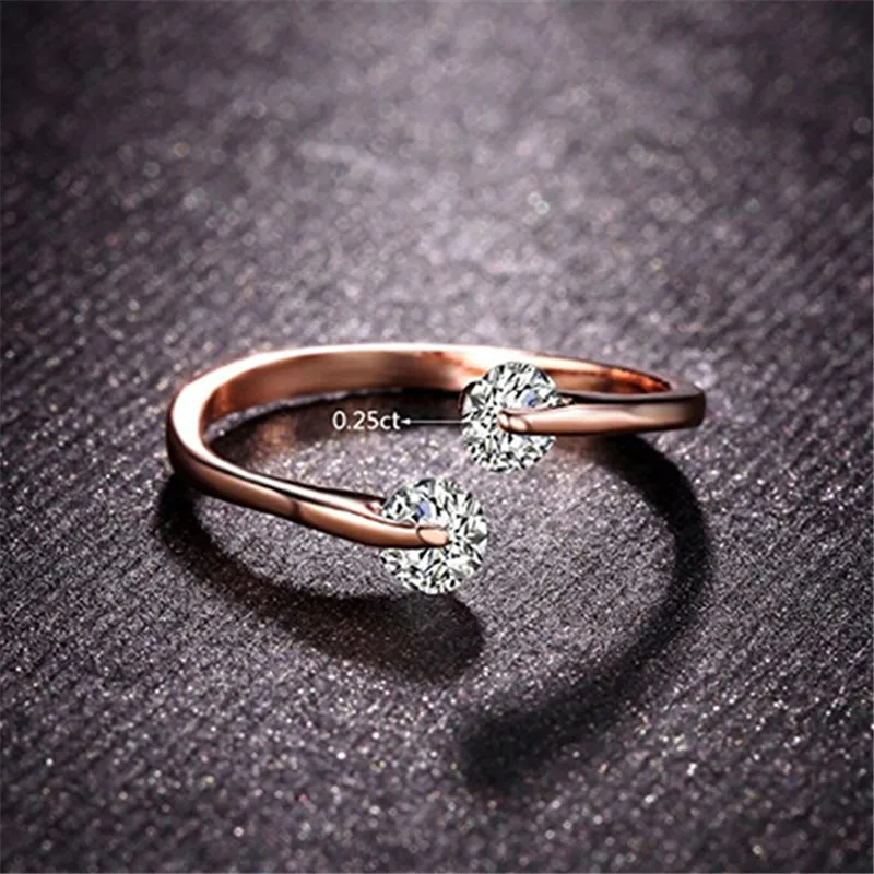 Новое поступление женских колец с цирконом и камнем для влюбленных кольца