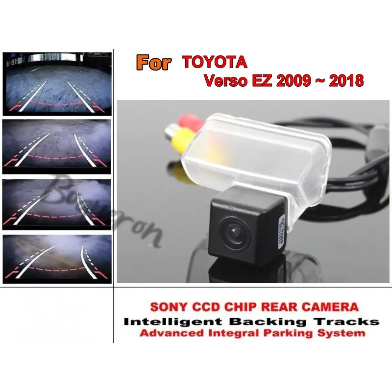 Интеллектуальная парковочная камера для TOYOTA Verso EZ 2009 ~ 2018 HD заднего вида/камера