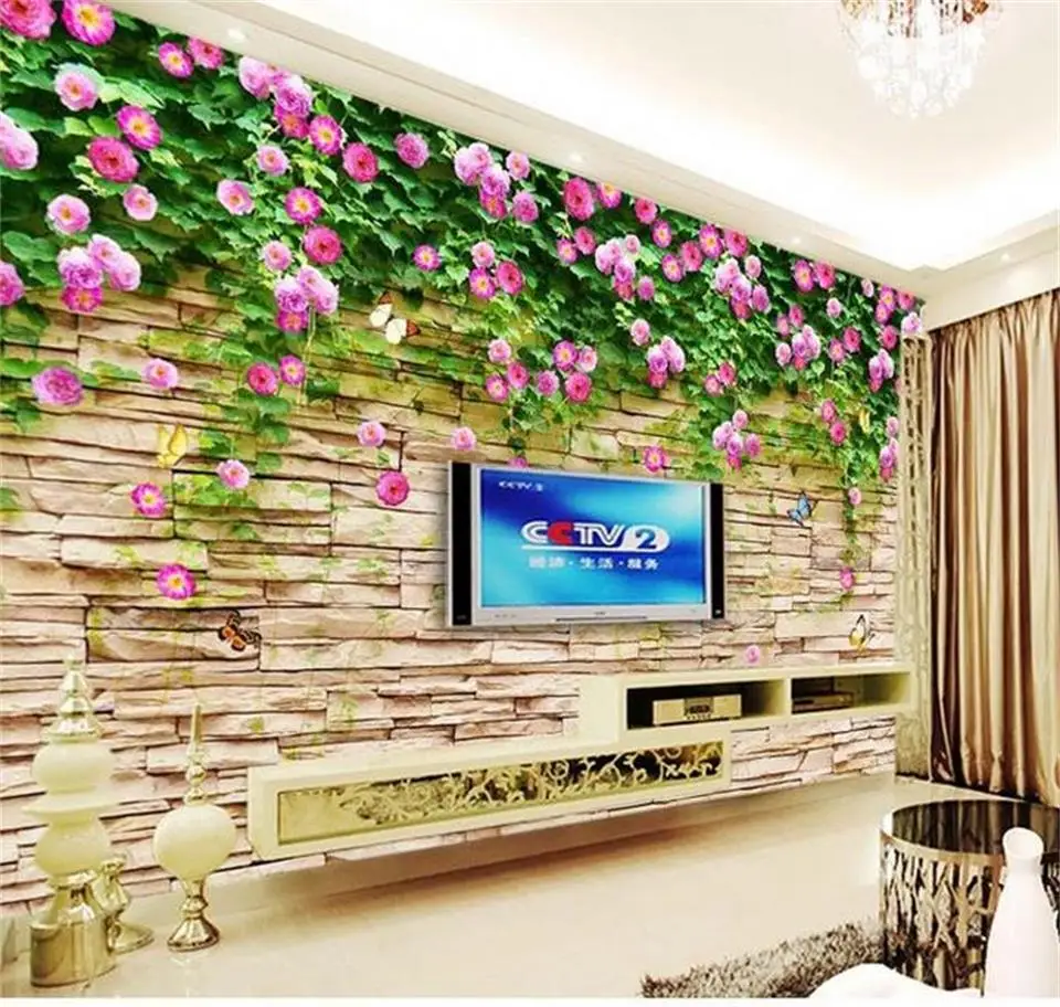 Настенные фотообои по индивидуальному размеру 3d нетканые обои для гостиной с