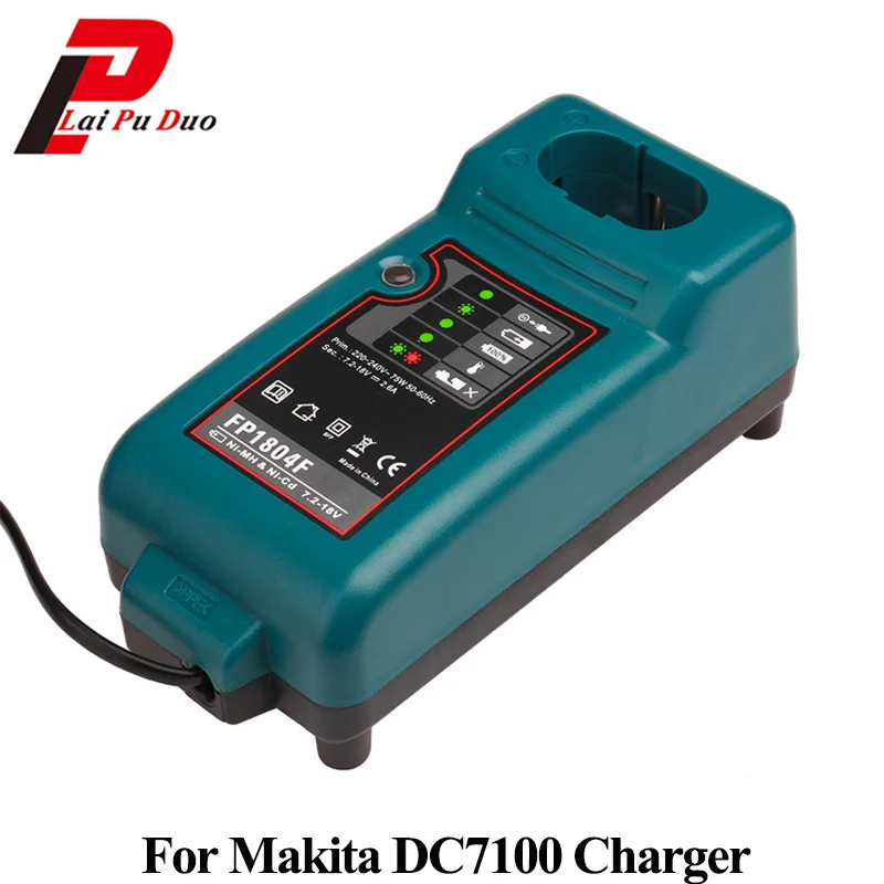 Замена Мощность инструмент Батарея зарядное устройство для Makita DC7100 DC711 DC9710 DC18RA