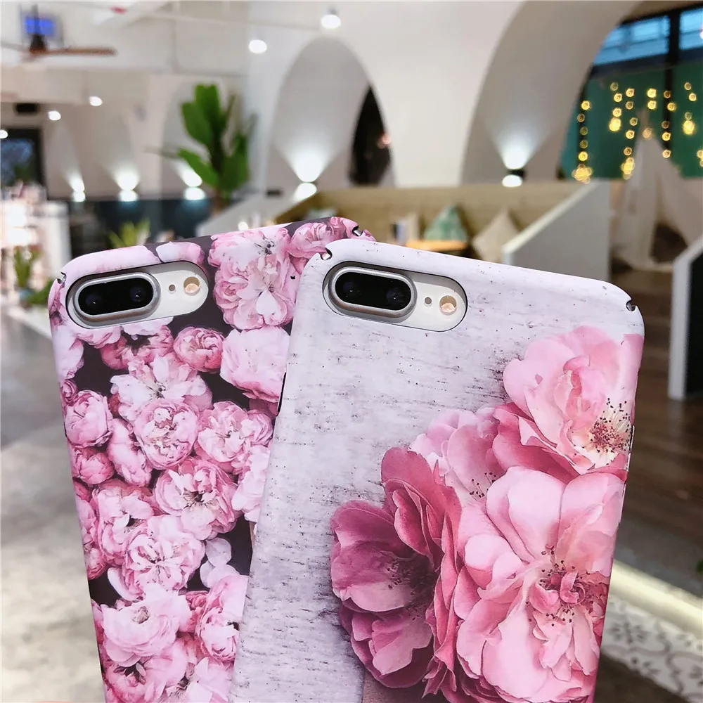 Ретро Цветочный чехол для телефона OPPO R9s R11 R11S Plus высокого качества Aurora светящийся