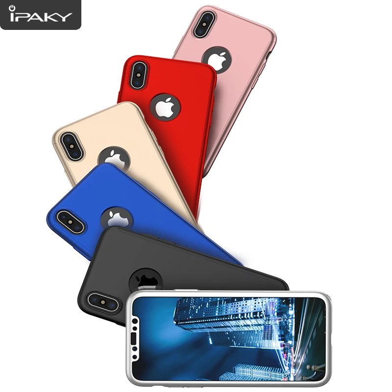 Для iphone x case Оригинал бренда iPaky 360 Полный coque для 10 Тонкий чехол Ультратонкий