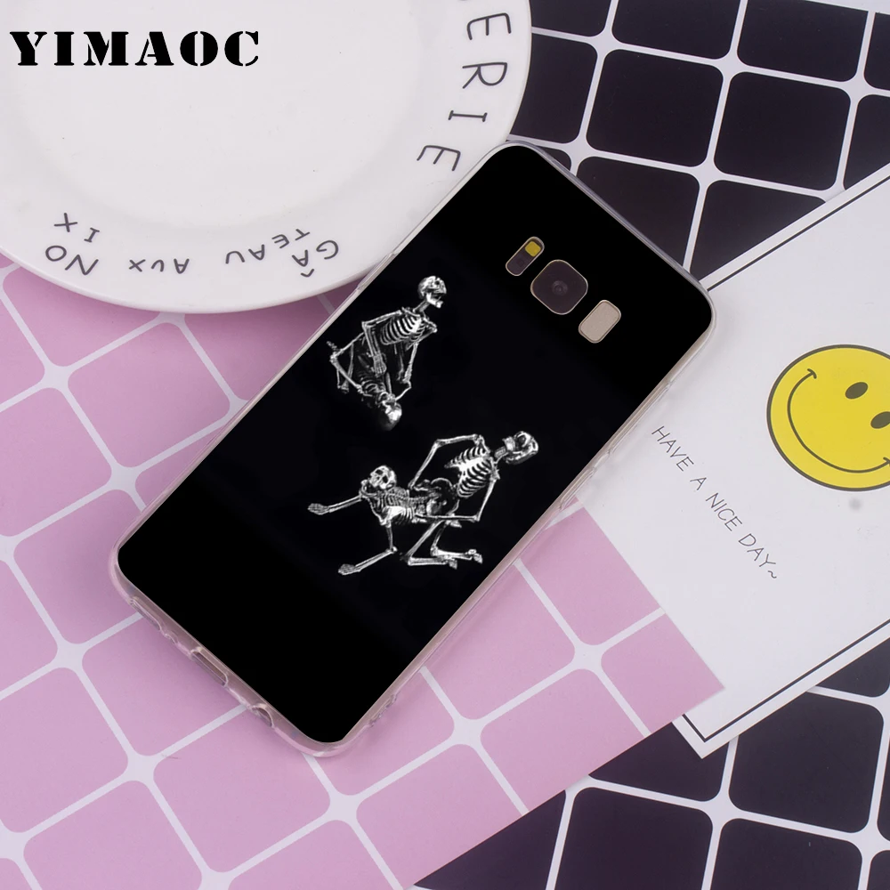 YIMAOC Skeletoff Скелет после того как жизнь для samsung Galaxy A10 A20 A30 A40 A50 A70 A2 J4 J6 J7 J8 Core Duo