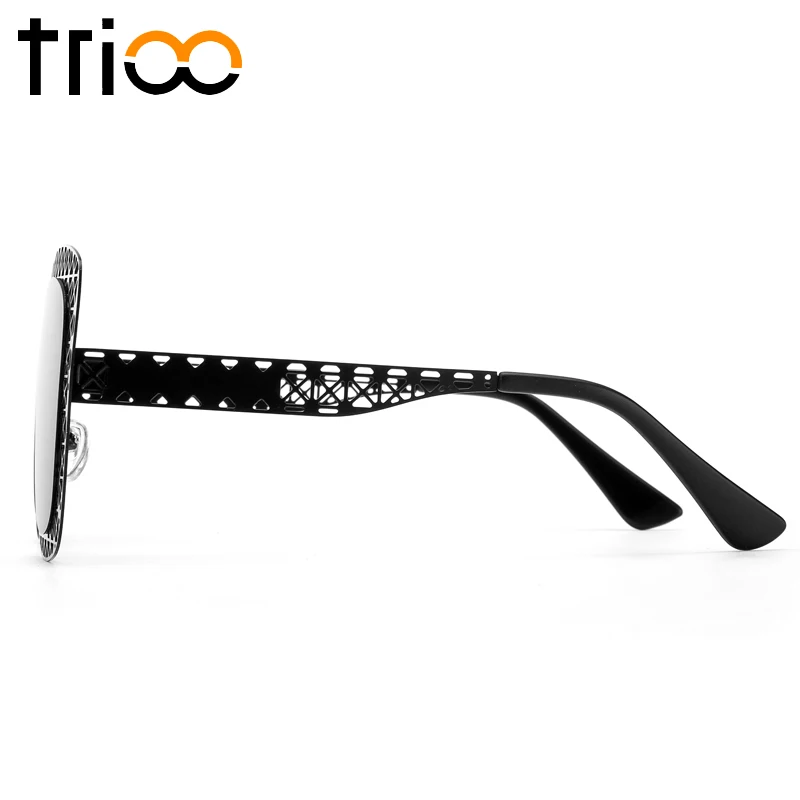 Солнцезащитные очки TRIOO в металлическом кружевном стиле женские Полые