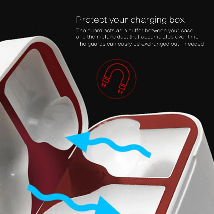 Металлическая защита от пыли для наушников Xiaomi Airdots Pro Пылезащитная наклейка