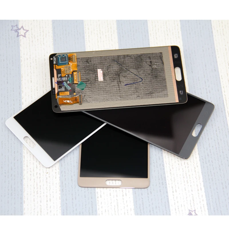 Супер AMOLED для Samsung Galaxy Note 4 Note4 N910C N910 N910A N910F ЖК экран сенсорный дигитайзер сборка