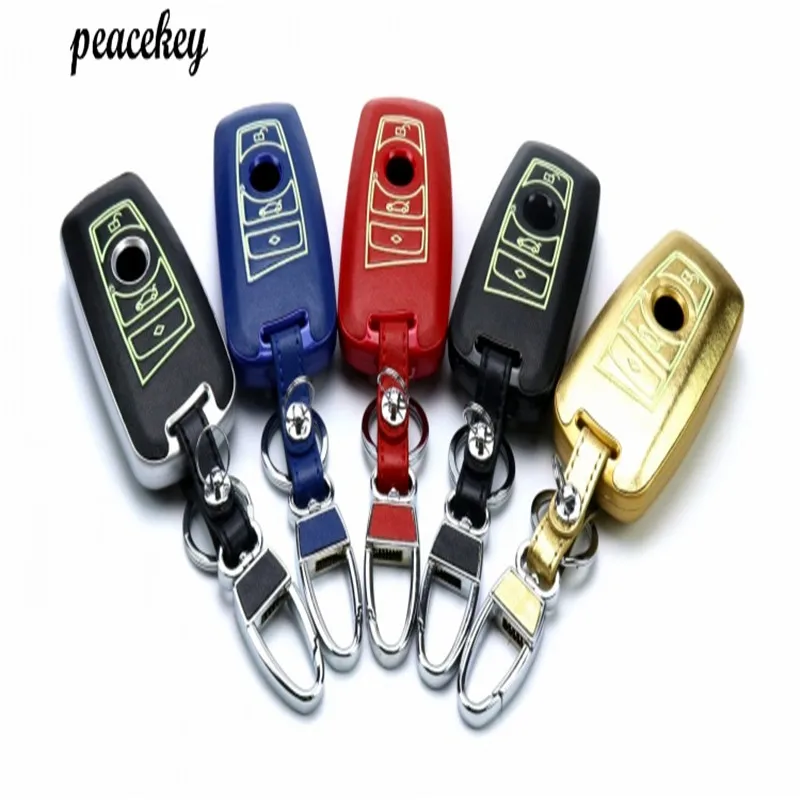 Брелок для ключей автомобиля из кожи с дистанционным управлением BMW F05 F10 F20 F30 Z4 X1 X4