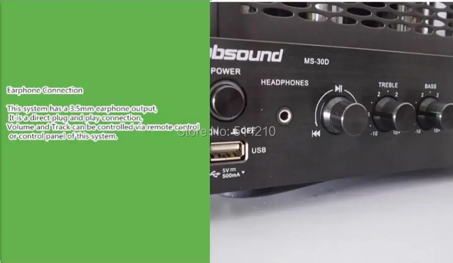 Новое поступление роскошный Nobsound MS-30D hifi трубка bluetooth Поддержка Usb музыкальный усилитель Обновление от MS-10DMKII