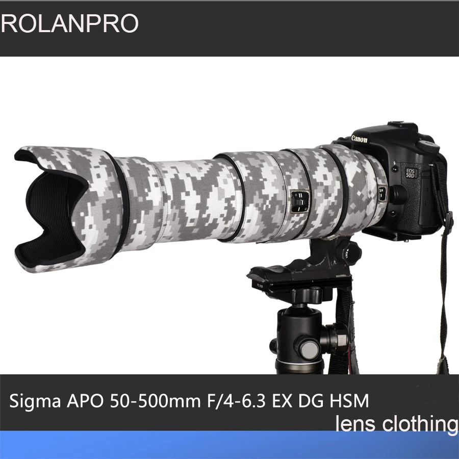 Женский камуфляжный чехол от дождя для Sigma APO 50 500 мм F/4 6 3 EX DG линза HSM защитный