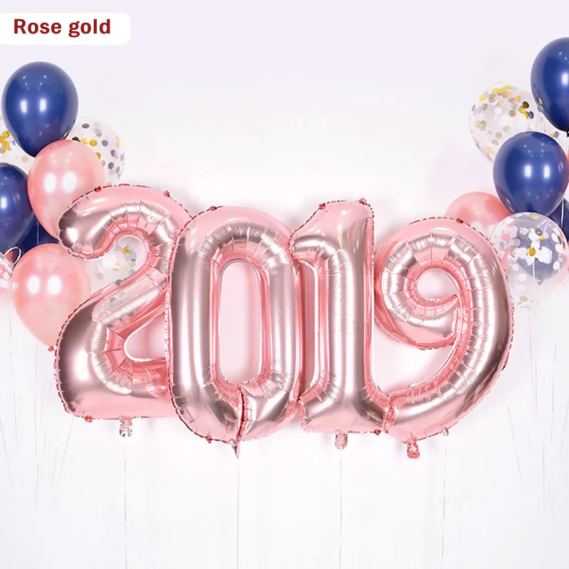 Эльф Магия 32 inch 2019 воздушный шар из фольги цвета розового золота новый год