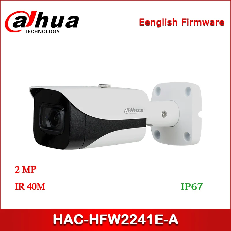Dahua HAC-HFW2241E-A 2MP камера видеонаблюдения Starlight HDCVI IR Bullet Camera | Безопасность и защита