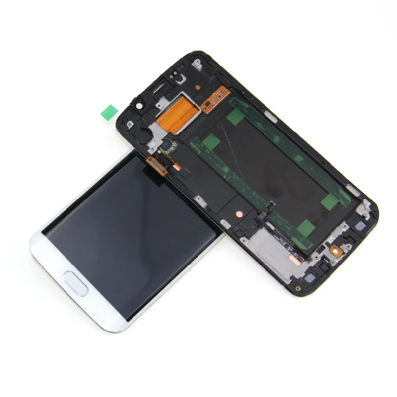 S6 edge lcd For Samsung Galaxy Edge G925 G925F Lcd Screen Display+Touch Glass DIgitizer Frame Assembly Repair Amoled | Мобильные