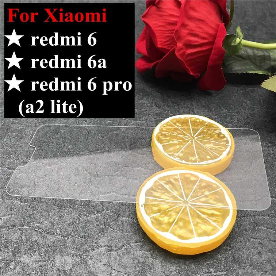 Закаленное стекло для xiaomi redmi 6 на red mi 2 a 6a pro 6pro a6 redme xiao a2lite 2a Защитная пленка