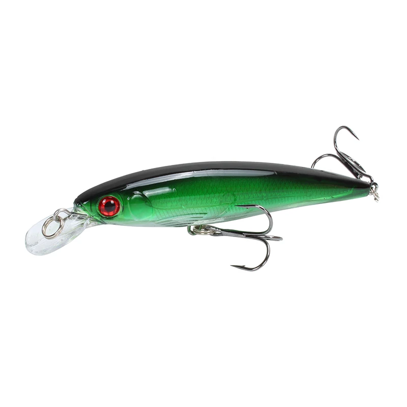 D Amlucas Minnow Fishing Lure Laser Hard Bait 11cm 13.5g Floating Fishing Wobblers Crankbait 3D Eyes Swimbait Peche Fishing Tackle - Цвет: D