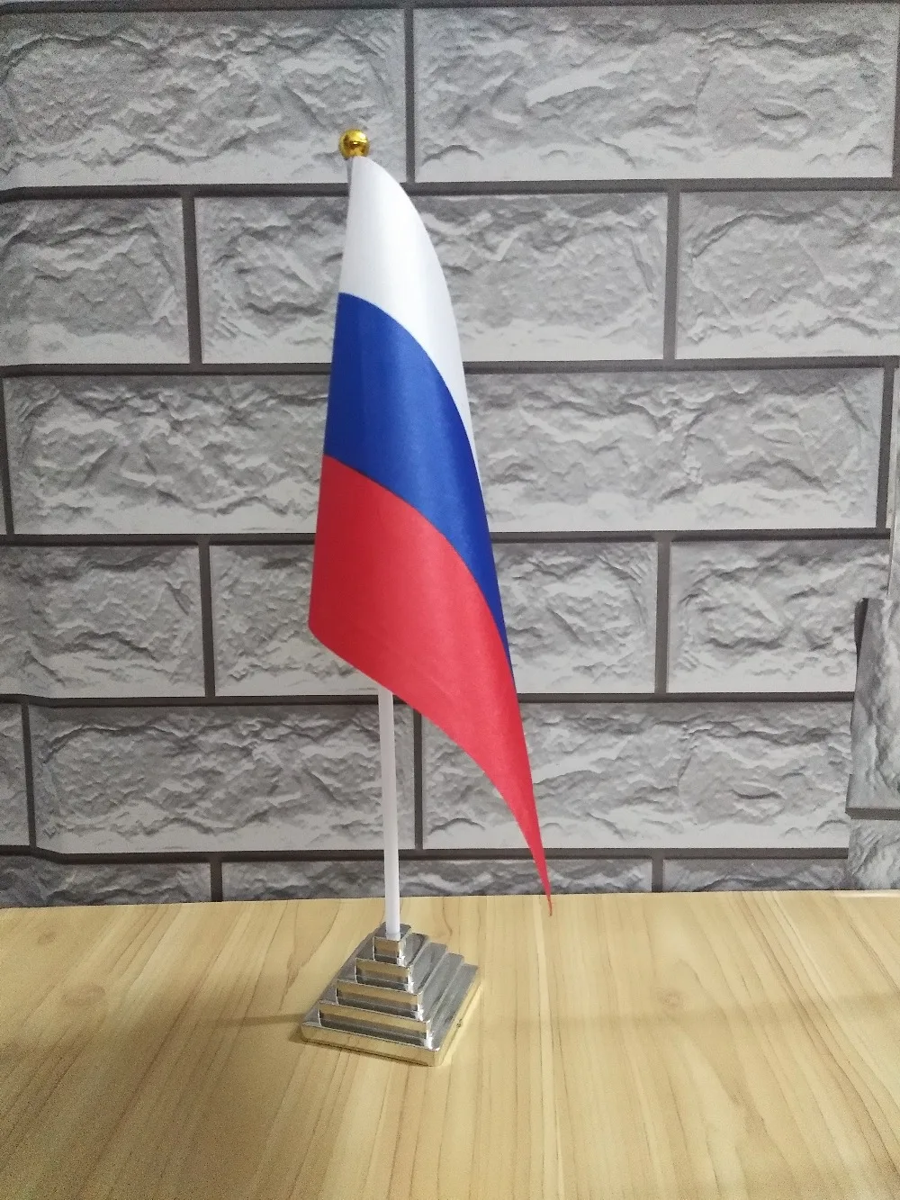 Настольная лампа в российском стиле 14x21 см с флагами Бесплатная доставка