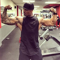 bodybuilding singlets mens soild muscle shirt gyms tank tops stringer mens vest fitness clothing hip hop tanktop