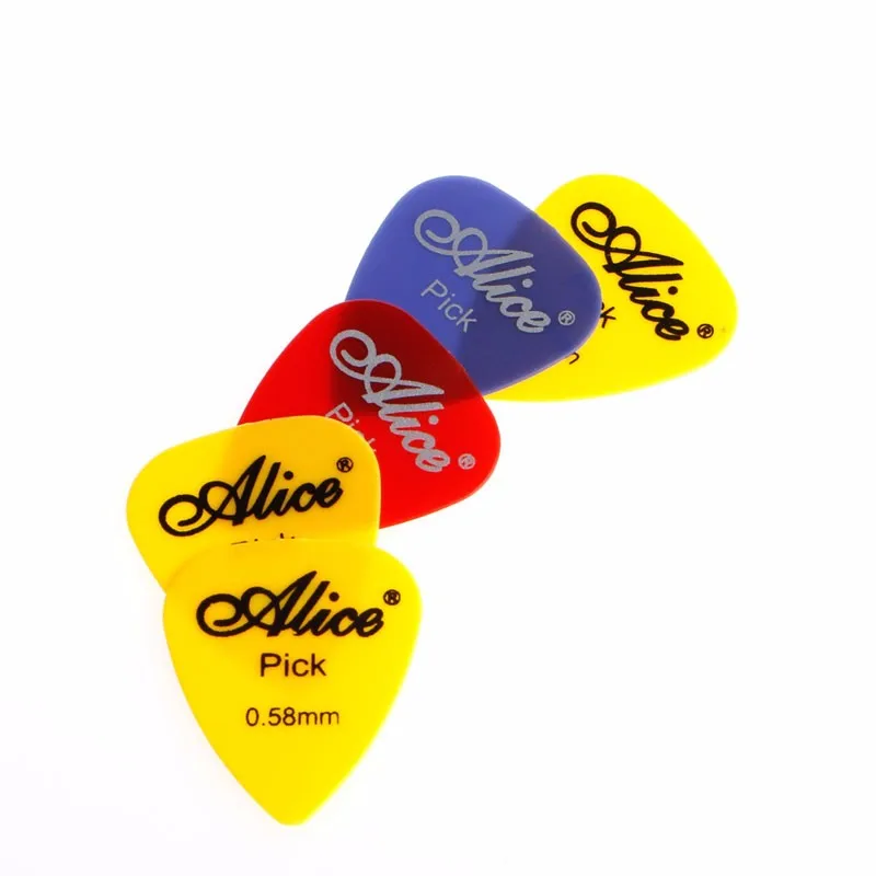 

5PCS GUITAR PICKS PLECTRUM Plec ELECTRIC ACOUSTIC BASS Assorted Colours
