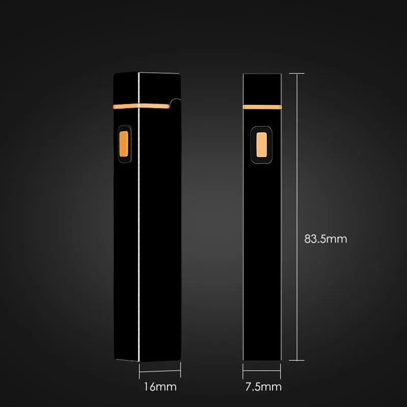Портативная мини USB зарядка двойная дуговая электрическая зажигалка