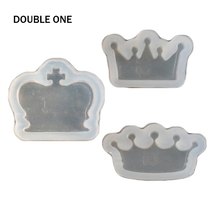 

3pcs/set Crown 3 Styles Cute Silicone Resin DIY Mold Jewelry Making Craft Pendant Charms Molud