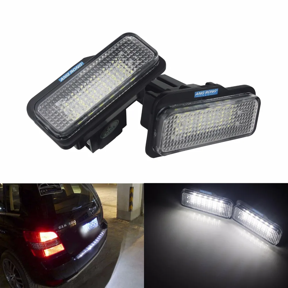 ANGRONG 18 SMD светодиодный задний номерной знак светильник Mercedes C E CLS SLK Class|Фара для