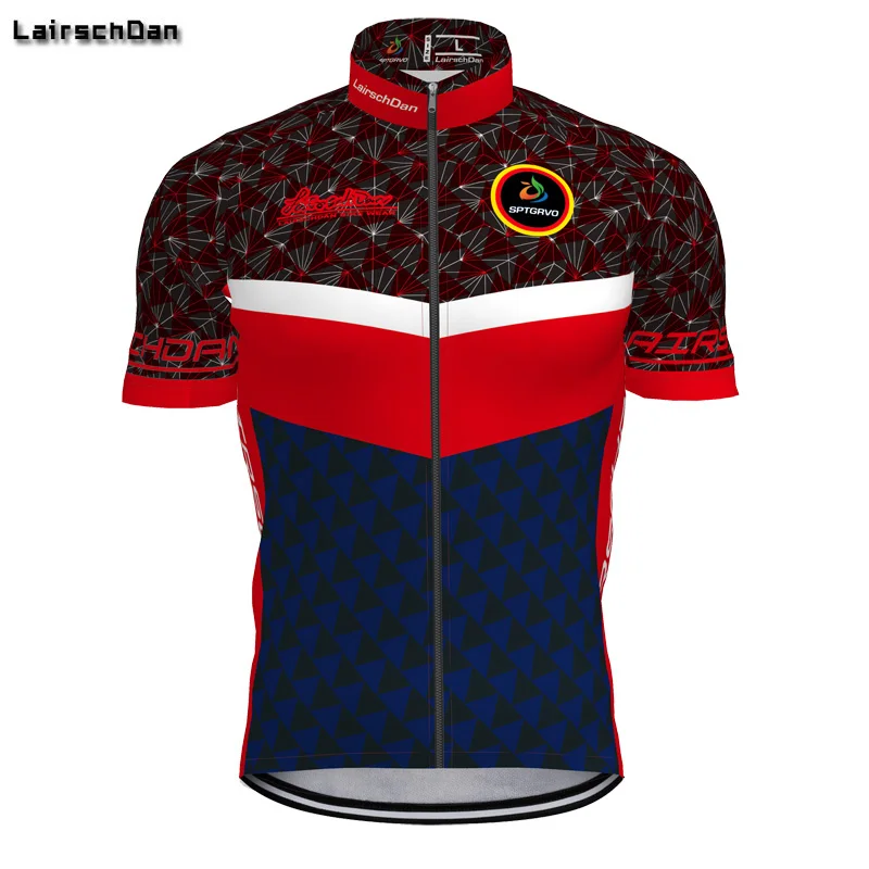 SPTGRVO LairschDan enduro желто-красный стиль Мужская Велоспорт Джерси короткая ropa ciclismo