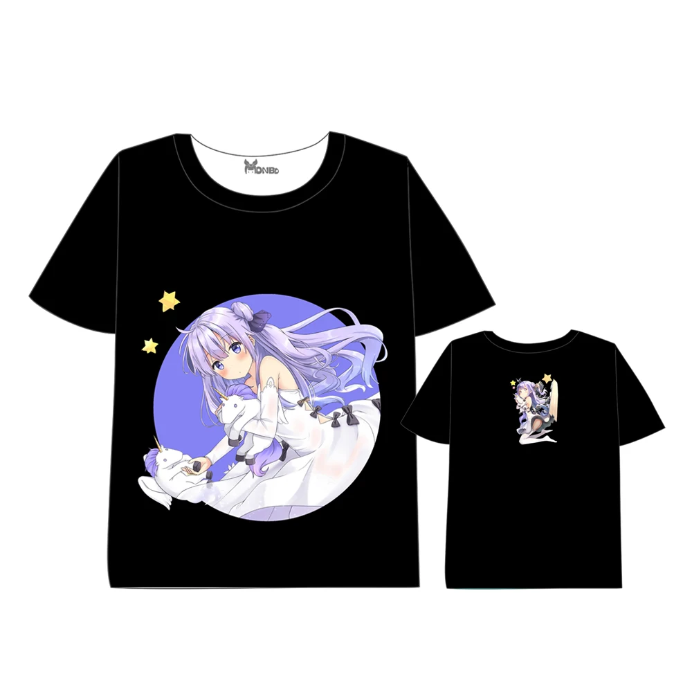 Мужская и женская футболка Azur Lane летнее платье с коротким рукавом маскарадные