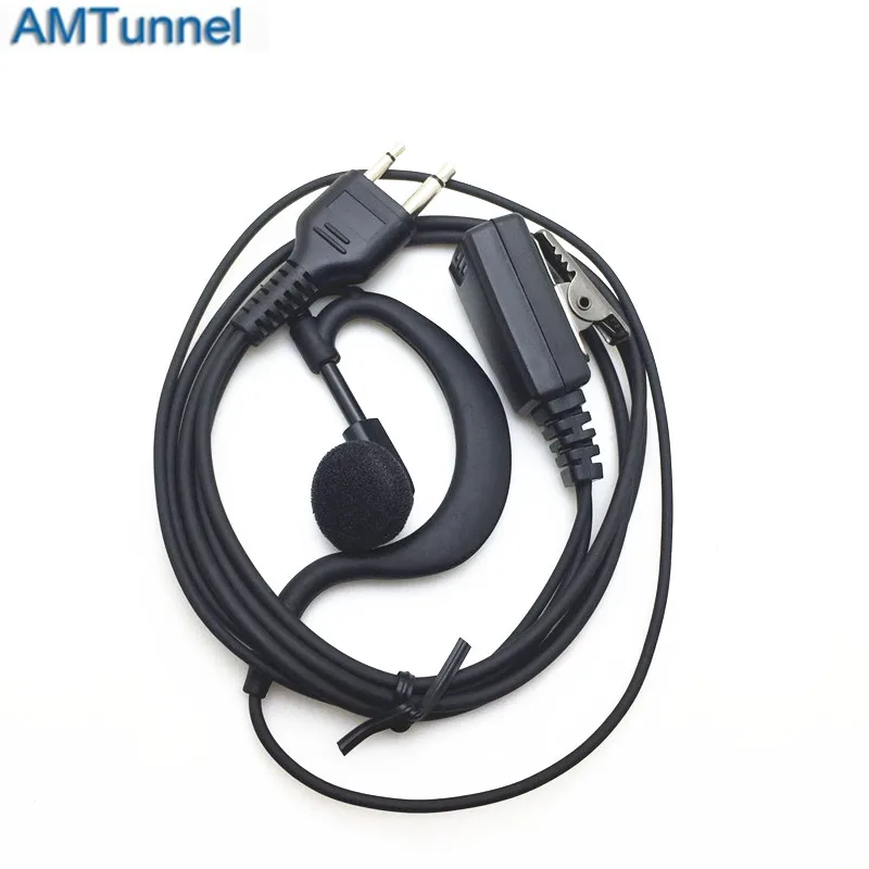2PIN Цвет: черный Большие PTT наушники для BMW ICOM V8 F21 F11 V82 V85 F26 F22 IC 02AT 03AT 04AT 2GXAT радио