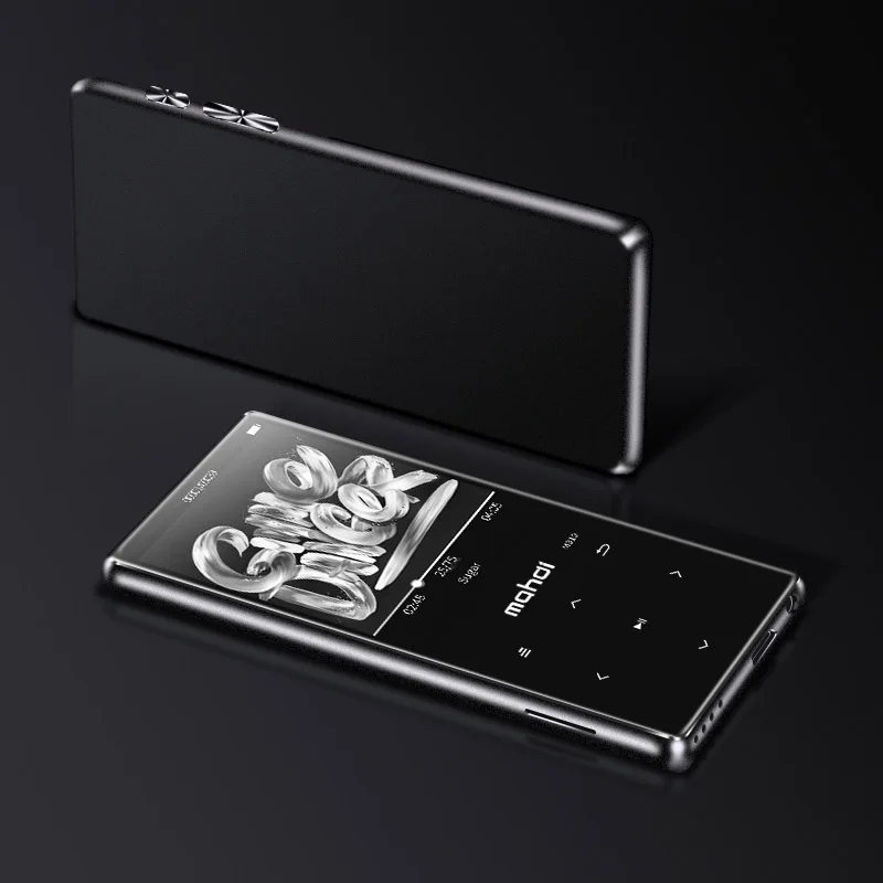 Металлический MP3 плеер Bluetooth 4 1 Портативный Аудио со встроенным динамиком fm радио