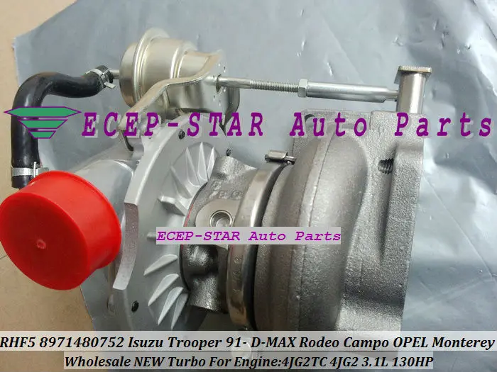 Турбокомпрессор RHF5 8971480752 для ISUZU Trooper D MAX Rodeo Campo OPEL Monterey 4JG2TC 4JB1TC 4JG2 TC 4JB1 T 3.1L