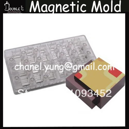 Магнитная форма для шоколада из поликарбоната нержавеющая сталь переносная