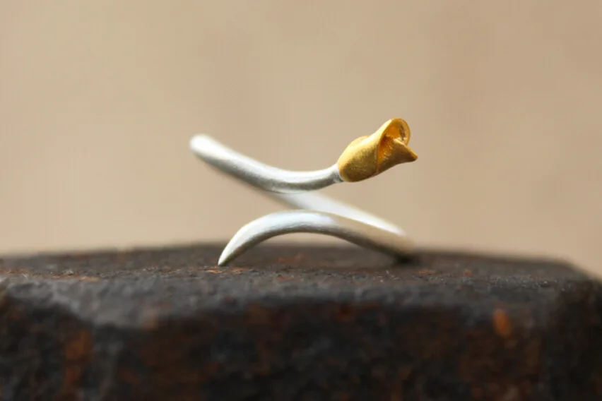 Женские кольца из стерлингового серебра 925 пробы с цветком|ring sling rings|ring toss ringsring of