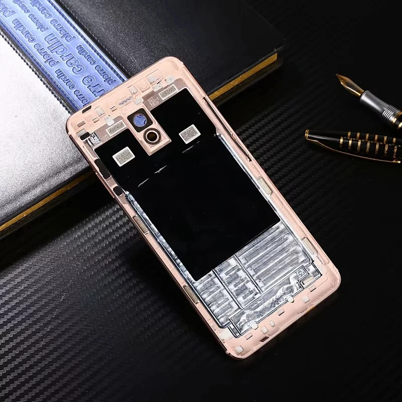 M6Note корпус для Meizu M6 Note металлическая задняя крышка для батареи запасные части для мобильного телефона чехол+ кнопки объектива