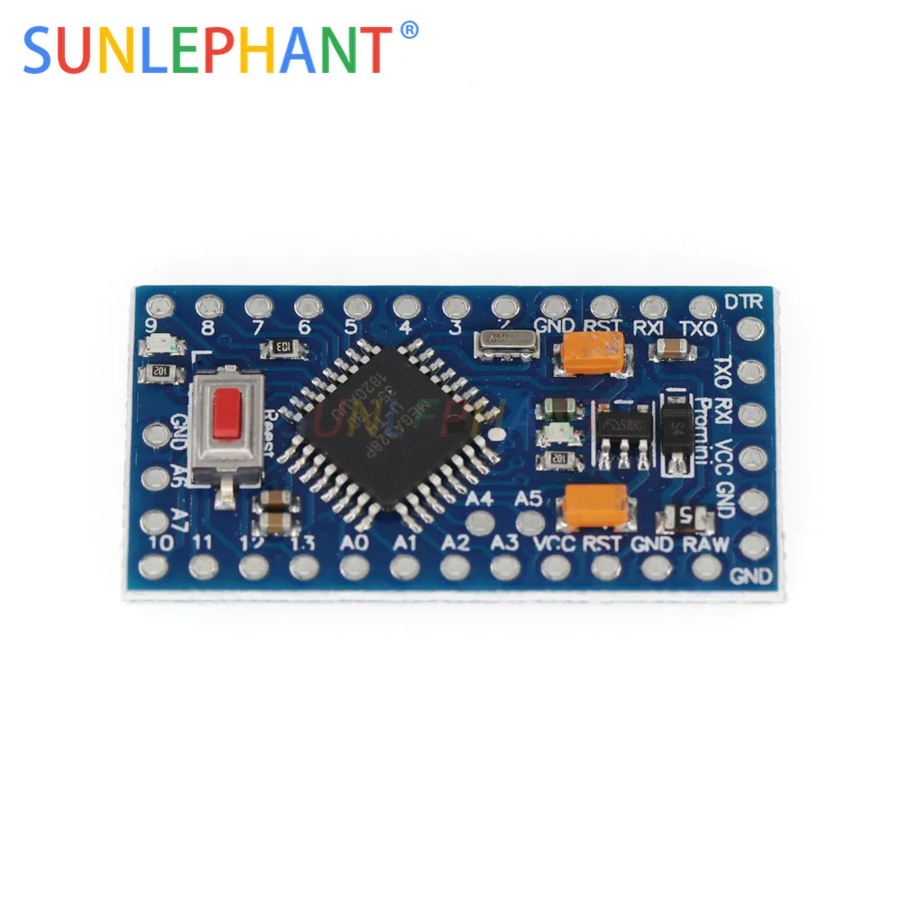 ATMEGA328 3 В 8 МГц ATMEGA328P в 5 Pro Mini 328 16 для Arduno 1 шт. | Электронные компоненты и
