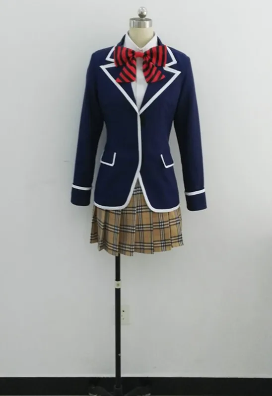 Nakiri erina Shokugeki no Soma Косплей Костюм Школьная форма одежда пальто t shir юбка костюм