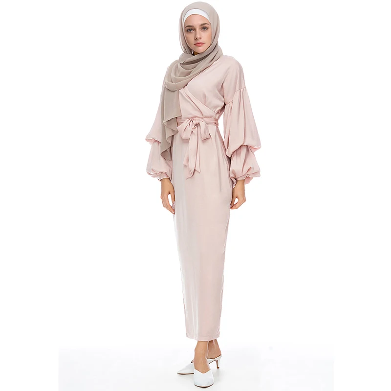 Кафтановое платье Abaya Femme из Дубаи мусульманский хиджаб ислам Катара ОАЭ Омана