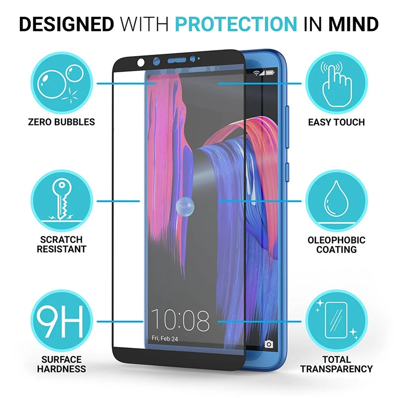 Защитное стекло Honor 9 lite для honor защитная пленка из закаленного стекла